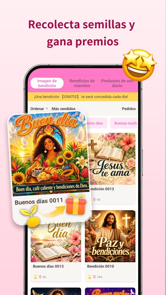 Recompensas de Bible Seeds y galería de imágenes de bendición
